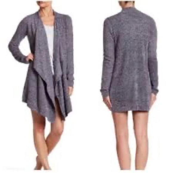 Barefoot Dreams Calypso  Waterfall Bamboo Chic Lite Knit Cardigan - Size S/M - Picture 1 of 7